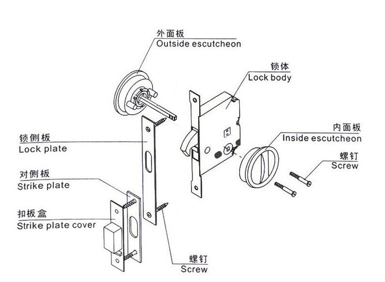 水蜜桃视频污在线观看蜜桃成人免费视频RSL-610BK 室内移门拧手锁
