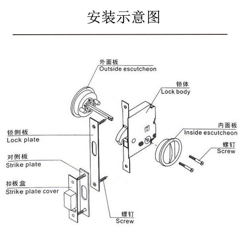 水蜜桃视频污在线观看蜜桃成人免费视频RSL-608BK 方形移门锁